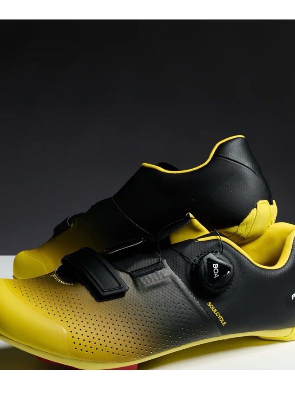 Pearl Izumi Black and Yellow BOA Cycling Shoe